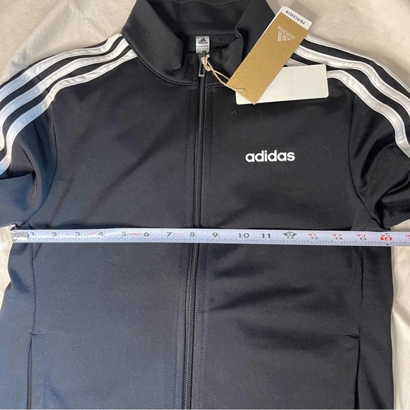 Adidas track jacket black and white - Size XS - Picture 13 of 15